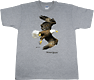 Flying Bald Eagle T-Shirt (Grey)