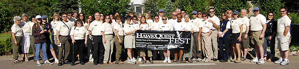 HawkQuest Volunteers and Staff
